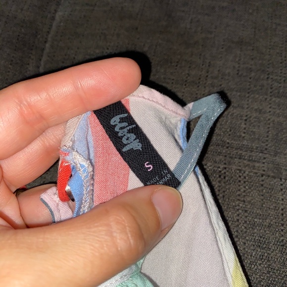 Bebop Stripped Halter Romper - Picture 4 of 9